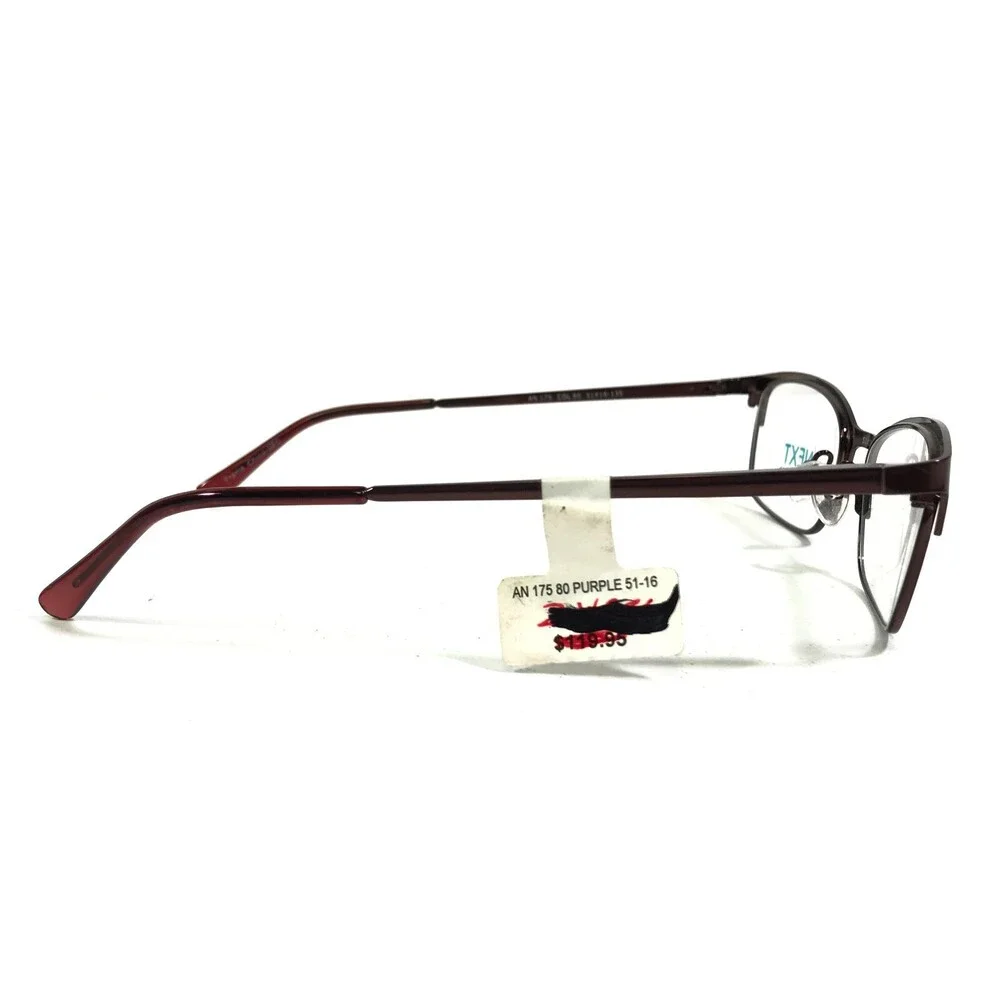 Next Issue AN 175 COL 80 Eyeglasses Frames Brown Square Cat Eye 51-16-135
